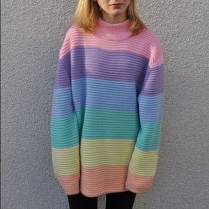 UNIF | Sweaters | Unif Pastel Rainbow 